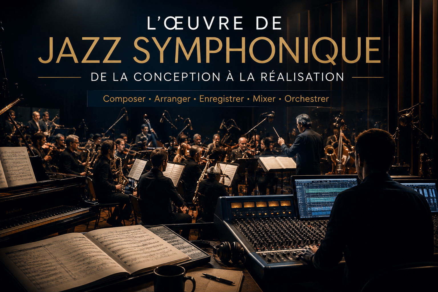 L’œuvre de jazz symphonique - de la conception à la réalisation